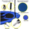 40 Inch Saucer Tree Swing Flying 660lb Weight Capacity 2 Added Hanging Straps Adjustable Multi-Strand Ropes Colorful Safe and Durable Swing Seat for Children Adults – Blue(Bright Blue)